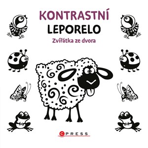 Kontrastní leporelo: Zvířátka ze dvora | Katarína Belejová H.