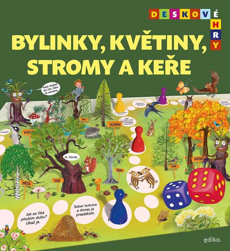 DESKOVÉ HRY - BYLINKY, KVĚTINY, STROMY A KEŘE