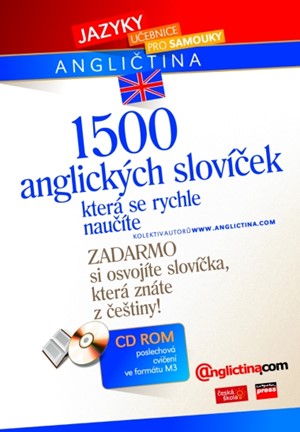 1500 anglických slovíček, která se rychle naučíte - verze s 1 CD v MP3 formátu