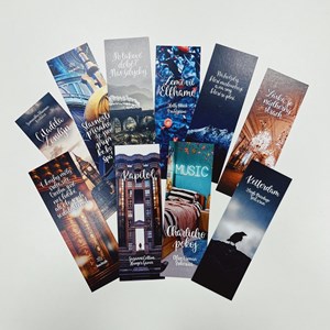 Humbook sada záložek Knižní místa