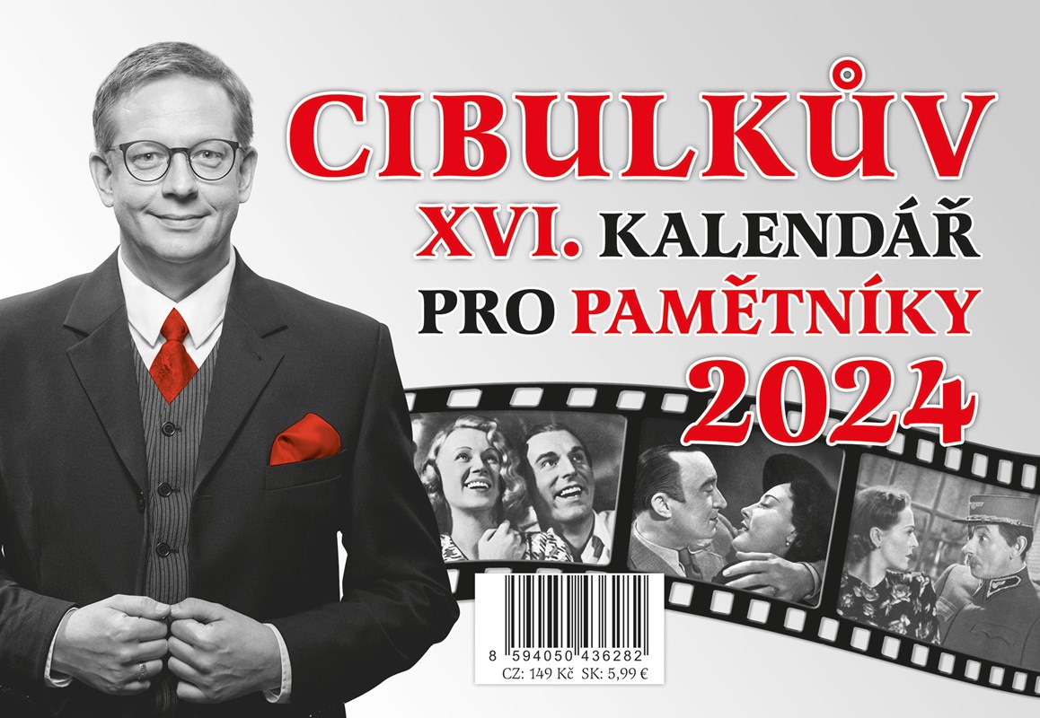 Levně Cibulkův kalendář pro pamětníky 2024 | Aleš Cibulka, Martin Vavřík