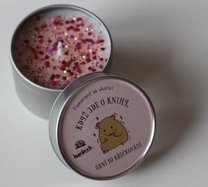 Humbook knihomolská svíčka - křeček