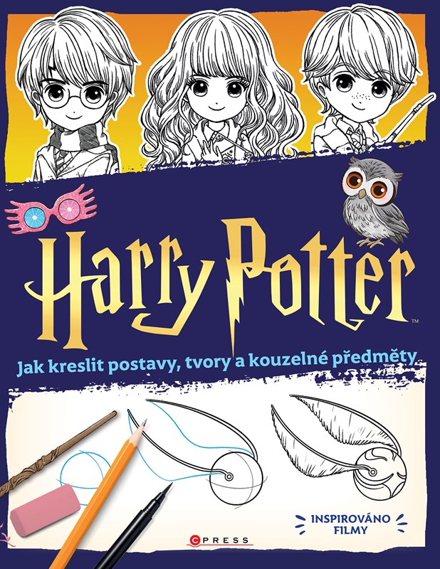 HARRY POTTER JAK KRESLIT POSTAVY, TVORY A KOUZELNÉ PŘEDMĚTY