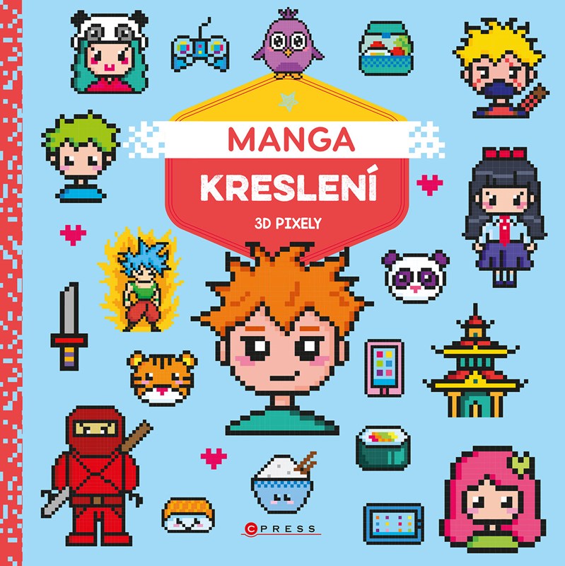 MANGA KRESLENÍ 3D PIXELY