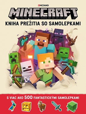 Minecraft - Kniha prežitia so samolepkami | Kolektiv