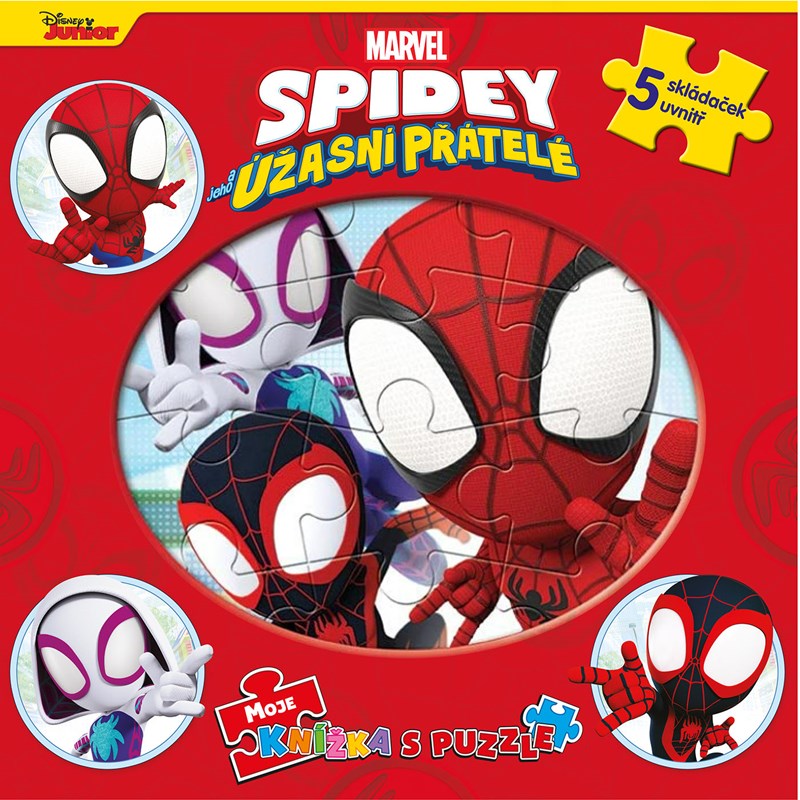 SPIDEY A JEHO ÚŽASNÍ PŘÁTELÉ: MOJE KNÍŽKA S PUZZLE