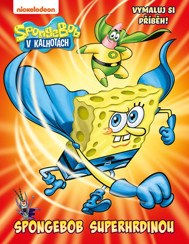 SPONGEBOB - SPONGEBOB SUPERHRDINOU (OMALOVÁNKY)