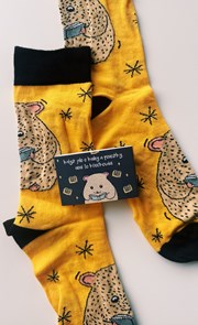 Humbook ponožky Když jde o knihy, není to křečkování, vel. 36 - 39