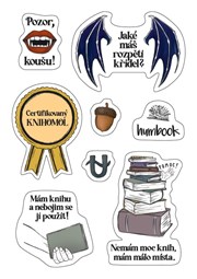 Humbook knihomolské nálepky vol. 4