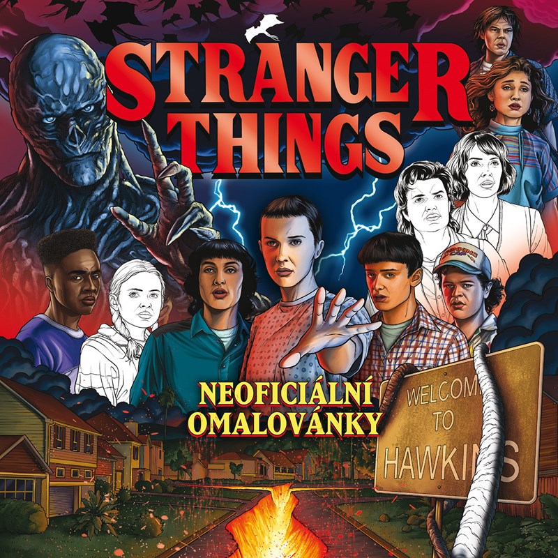 STRANGER THINGS (NEOFICIÁLNÍ OMALOVÁNKY)