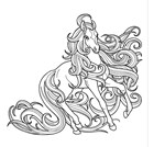 a101e0n0011100_rise-koni-omalovanky_list